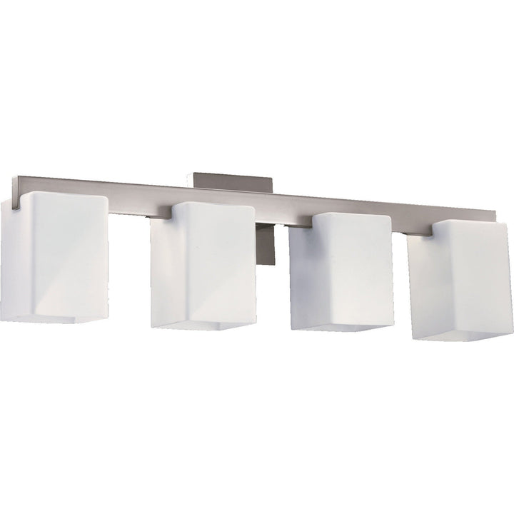 Quorum Modus 5076-4-65 Bath Vanity Light 28 in. wide - Satin Nickel