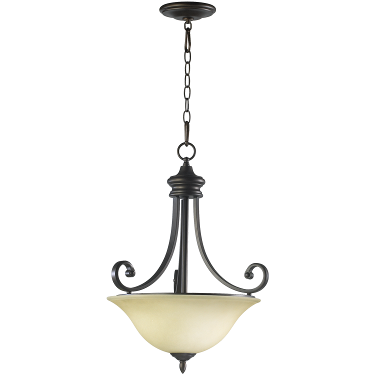 Quorum Bryant 8154-3-86 Pendant Light - Oiled Bronze