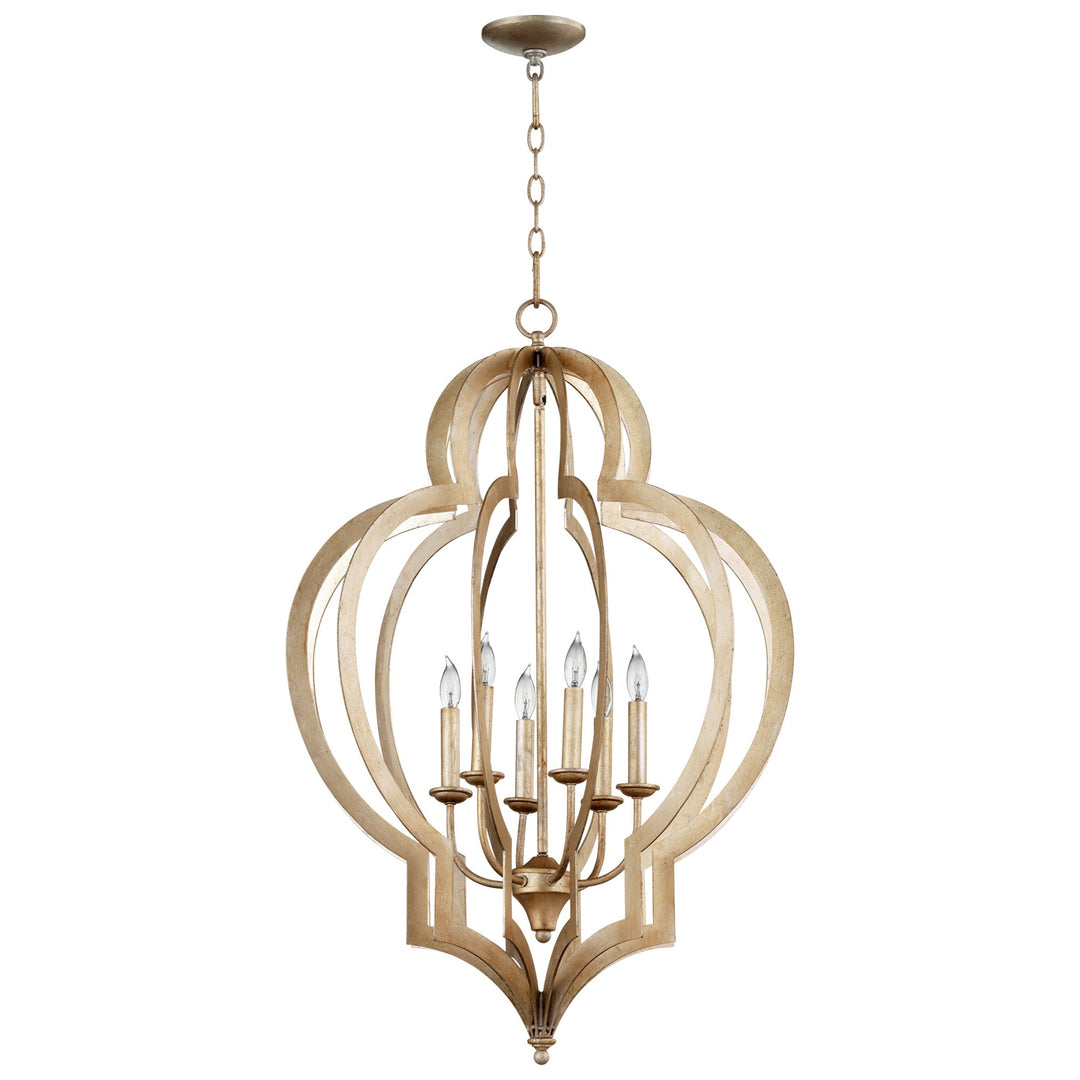 Cyan Design Vertigo 05972 Chandelier Light - Silver Leaf