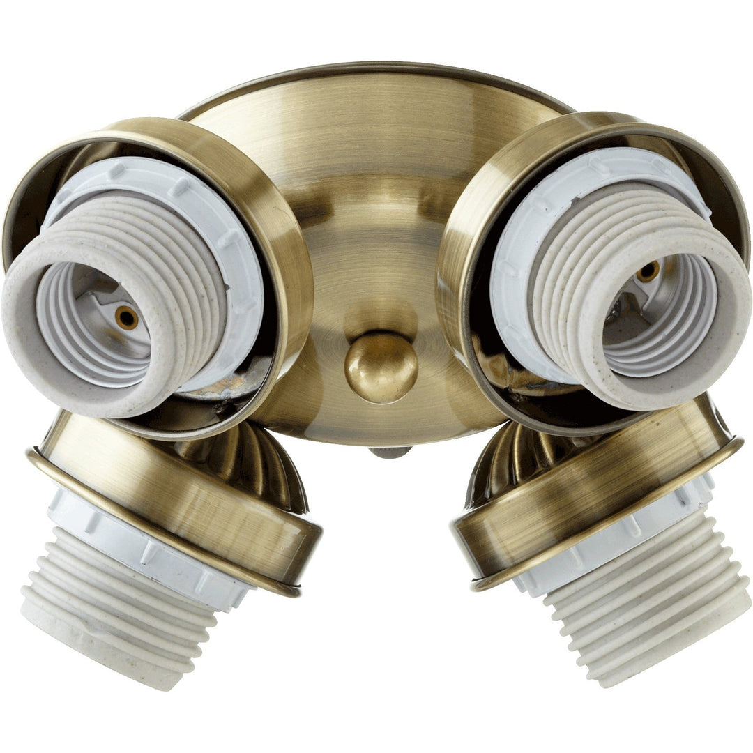 Quorum 2401-804 Fan Light Kit - Antique Brass