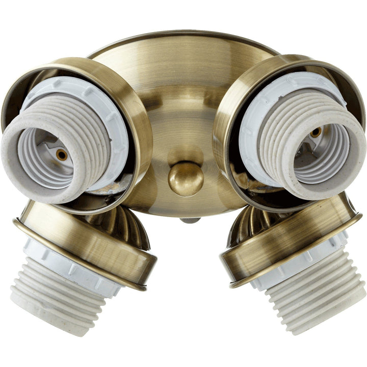 Quorum 2401-804 Fan Light Kit - Antique Brass