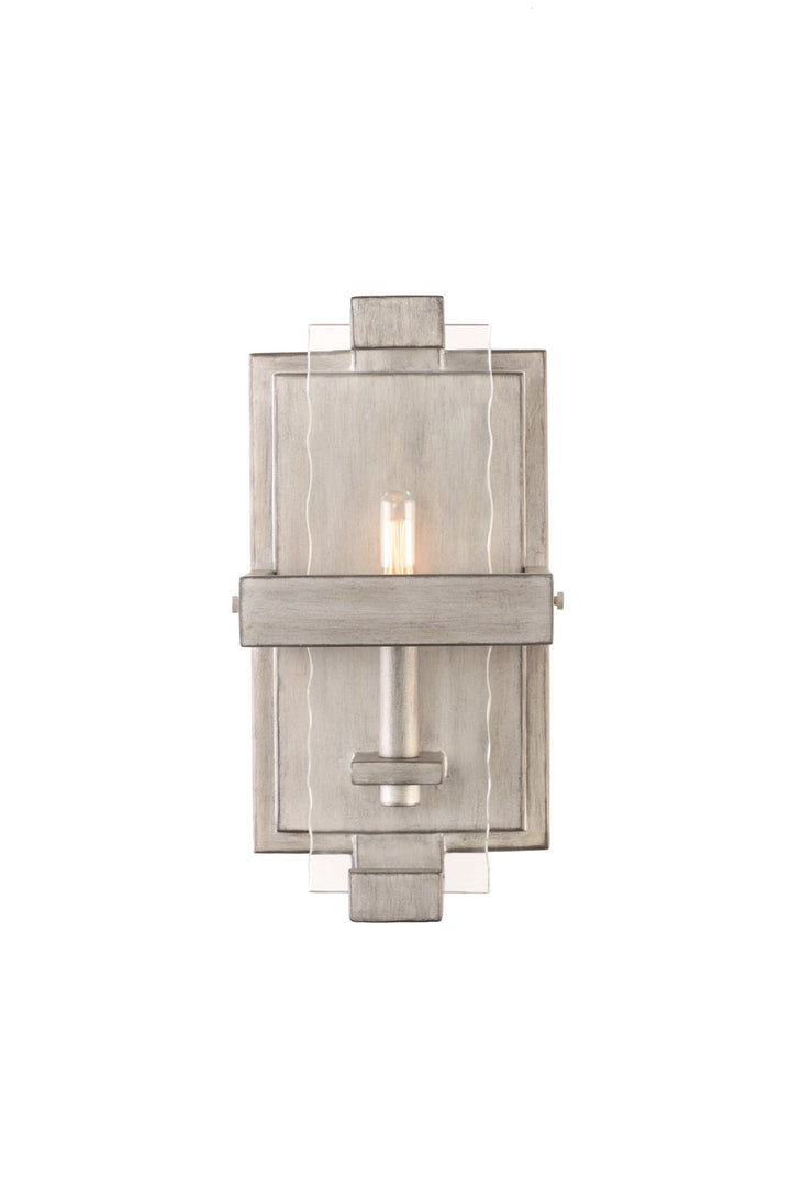 Kalco Astoria 501140SM Wall Sconce Light - Moon Silver
