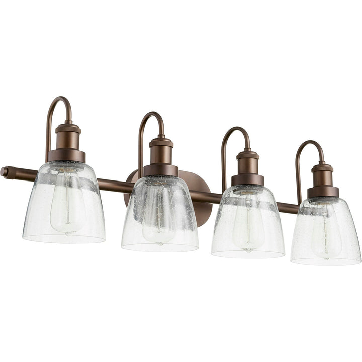 Quorum 508 Vanities 508-4-86 Bath Vanity Light 31 in. wide - Oiled Bronze