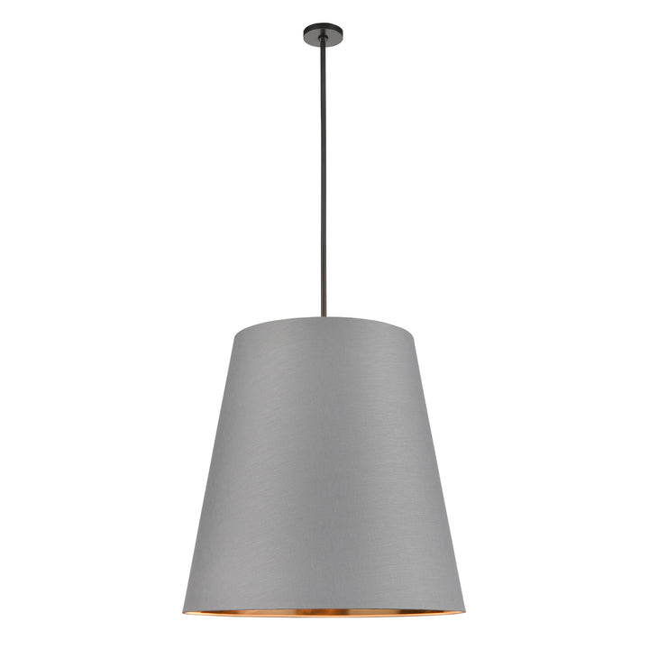 Alora calor PD311030UBGG Pendant Light - Gray Linen withGold Parchmen/Urban Bronze