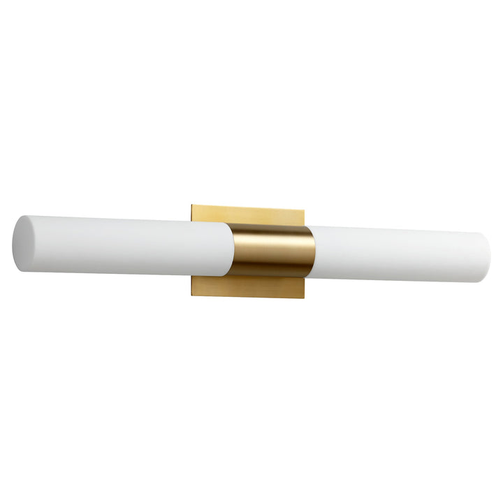 Oxygen Magneta 3-590-40 Bath Vanity Light 27 in. wide - Aged Brass
