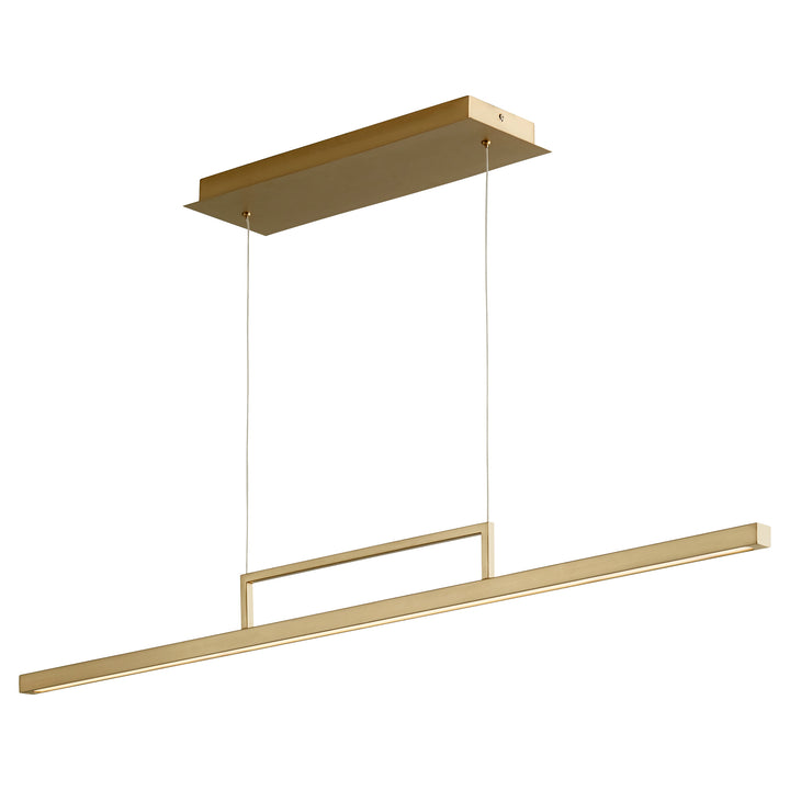 Oxygen Stylus 3-67-40 Chandelier Light - Aged Brass