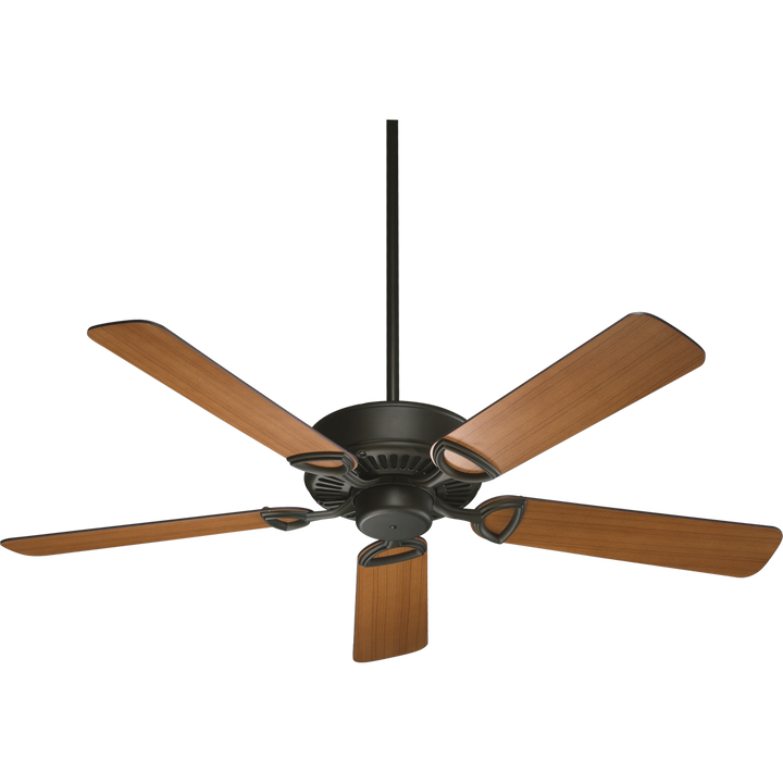 Quorum ESTATE 43525-86 Ceiling Fan 52 in. - Oiled Bronze, Oiled Bronze/Walnut