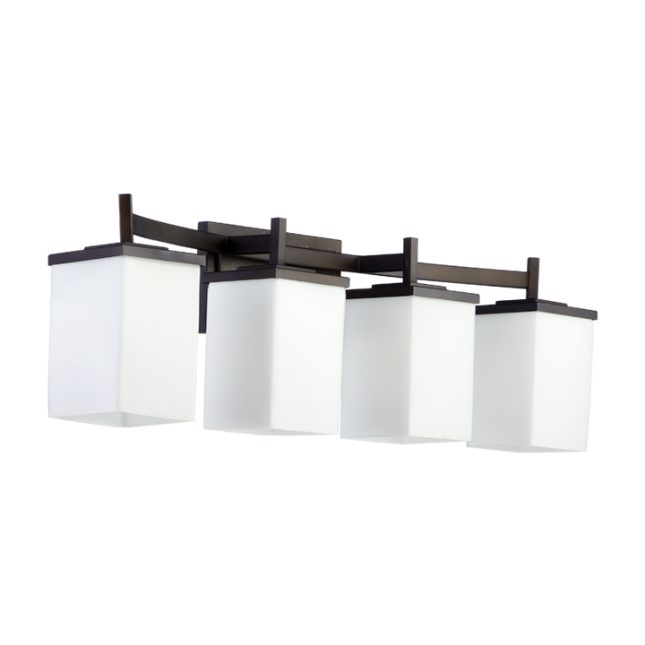 Quorum Delta 5084-4-86 Bath Vanity Light 28 in. wide - Oiled Bronze