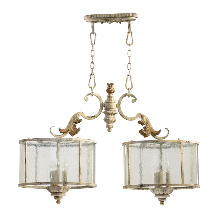 Quorum Florence 6537-6-70 Pendant Light - Persian White