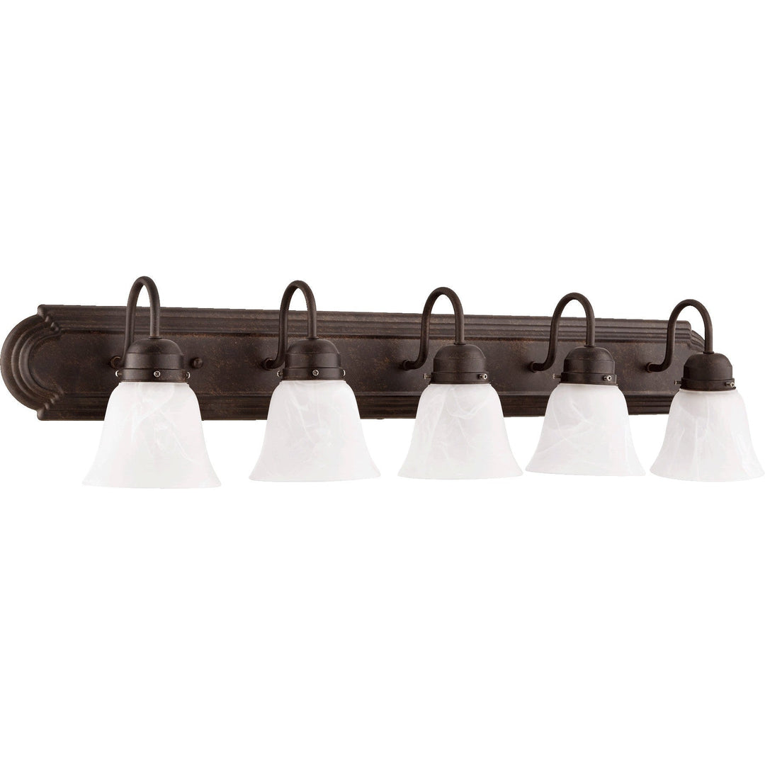 Quorum 5094 Vanities 5094-5-144 Bath Vanity Light 36 in. wide - Toasted Sienna