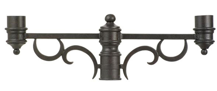 Kalco Lighting 9307MB Outdoor Outdoor Double Post Mount Bracket Decor Bronze / Dark