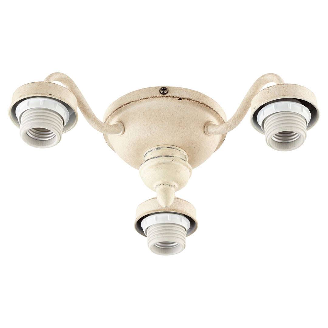 Quorum Brewster 27603-70 Ceiling Fan - Persian White, Weathered Pine