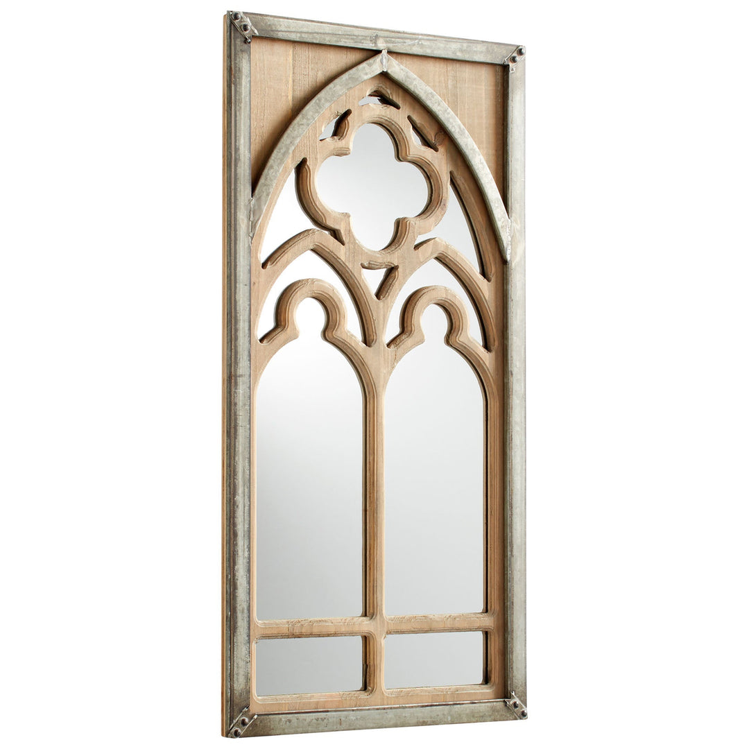 Cyan 09841 Mirrors - Galvanized Metal And Natural Wood