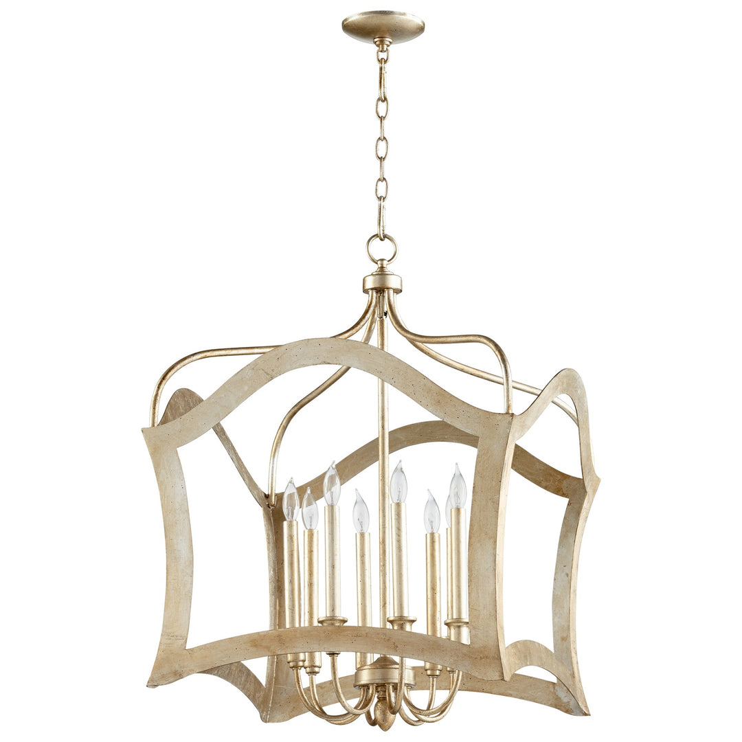 Cyan Design Milan 06582 Pendant Light - Aged Silver Leaf