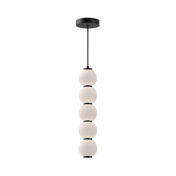 Alora Mood bijou PD531515MBOP Pendant Light - Matte Black/Opal Matte Glass