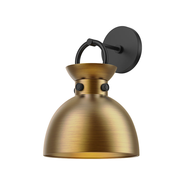 Alora Mood waldo WV411309MBAG Wall Light - Matte Black/Aged Gold