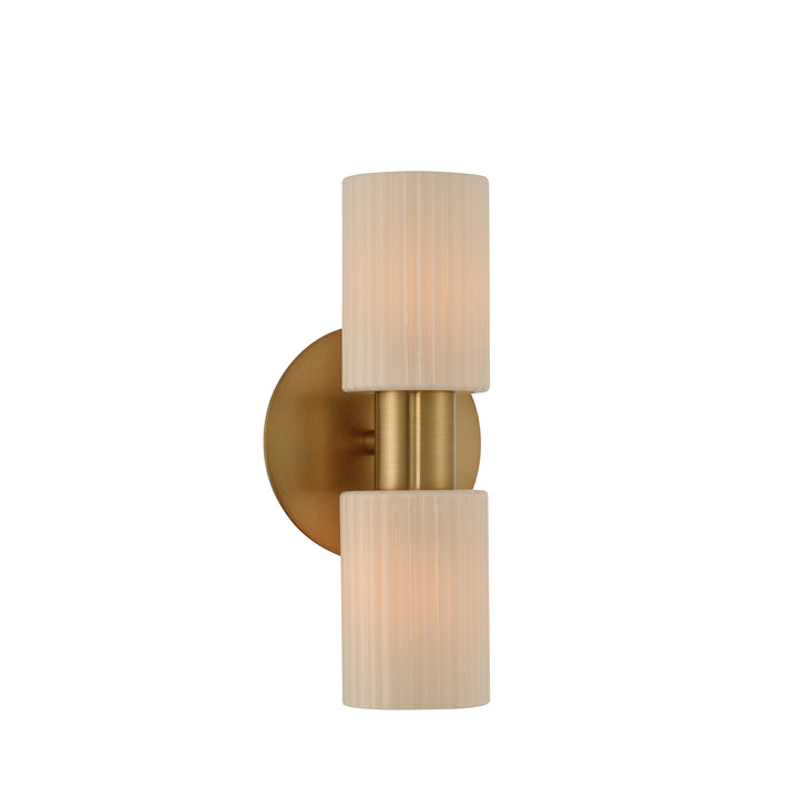 Kalco Harlowe 308420WB Wall Sconce Light - Winter Brass