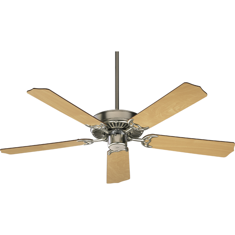 Quorum 77525-656 Ceiling Fan 52 in. - Satin Nickel,