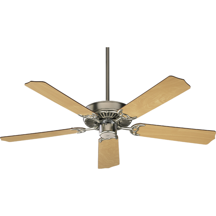 Quorum 77525-656 Ceiling Fan 52 in. - Satin Nickel,