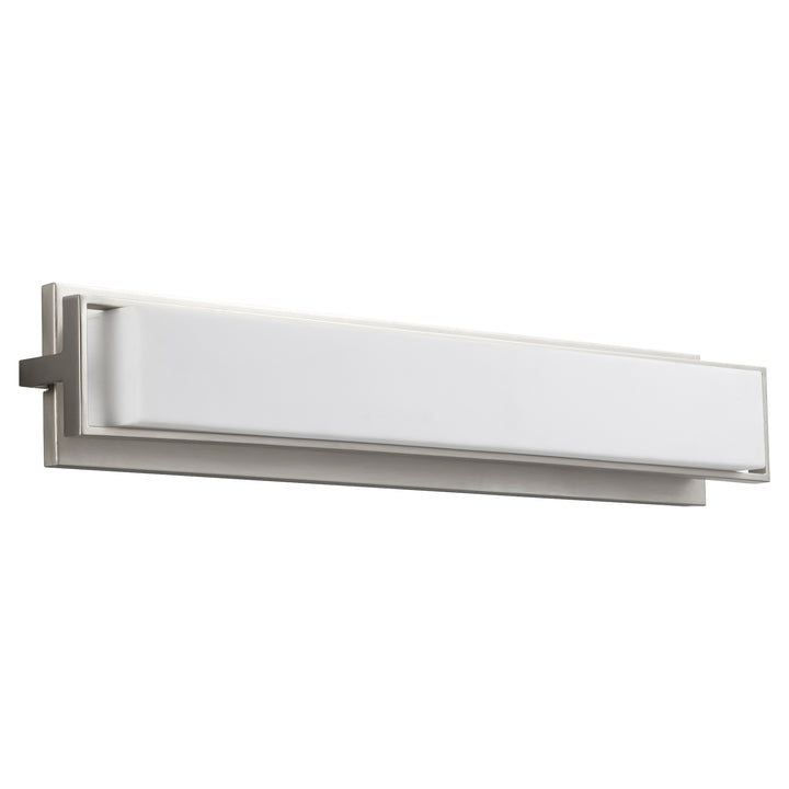 Oxygen Plato 3-534-24 Bath Vanity Light 27 in. wide - Satin Nickel