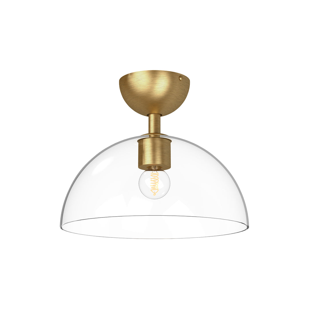 Alora Mood jude SF563012BGCL Ceiling Light - Brushed Gold/Clear Glass