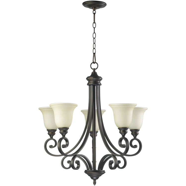 Quorum Bryant 6154-5-86 Chandelier Light - Oiled Bronze