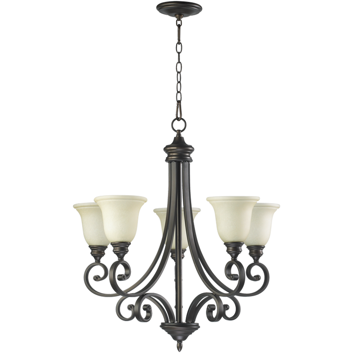 Quorum Bryant 6154-5-86 Chandelier Light - Oiled Bronze