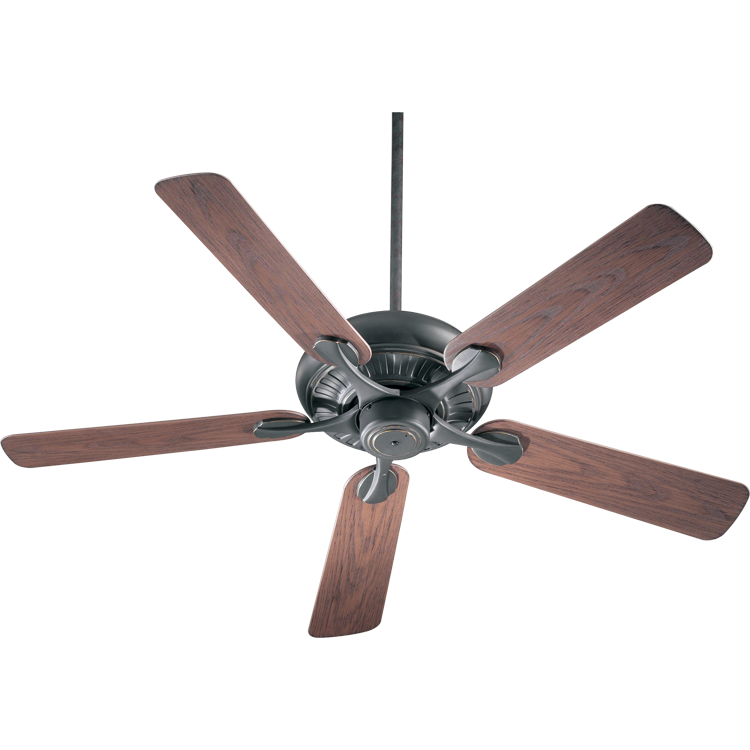 Quorum Pinnacle Patio 191525-95 Ceiling Fan - Old World, Walnut