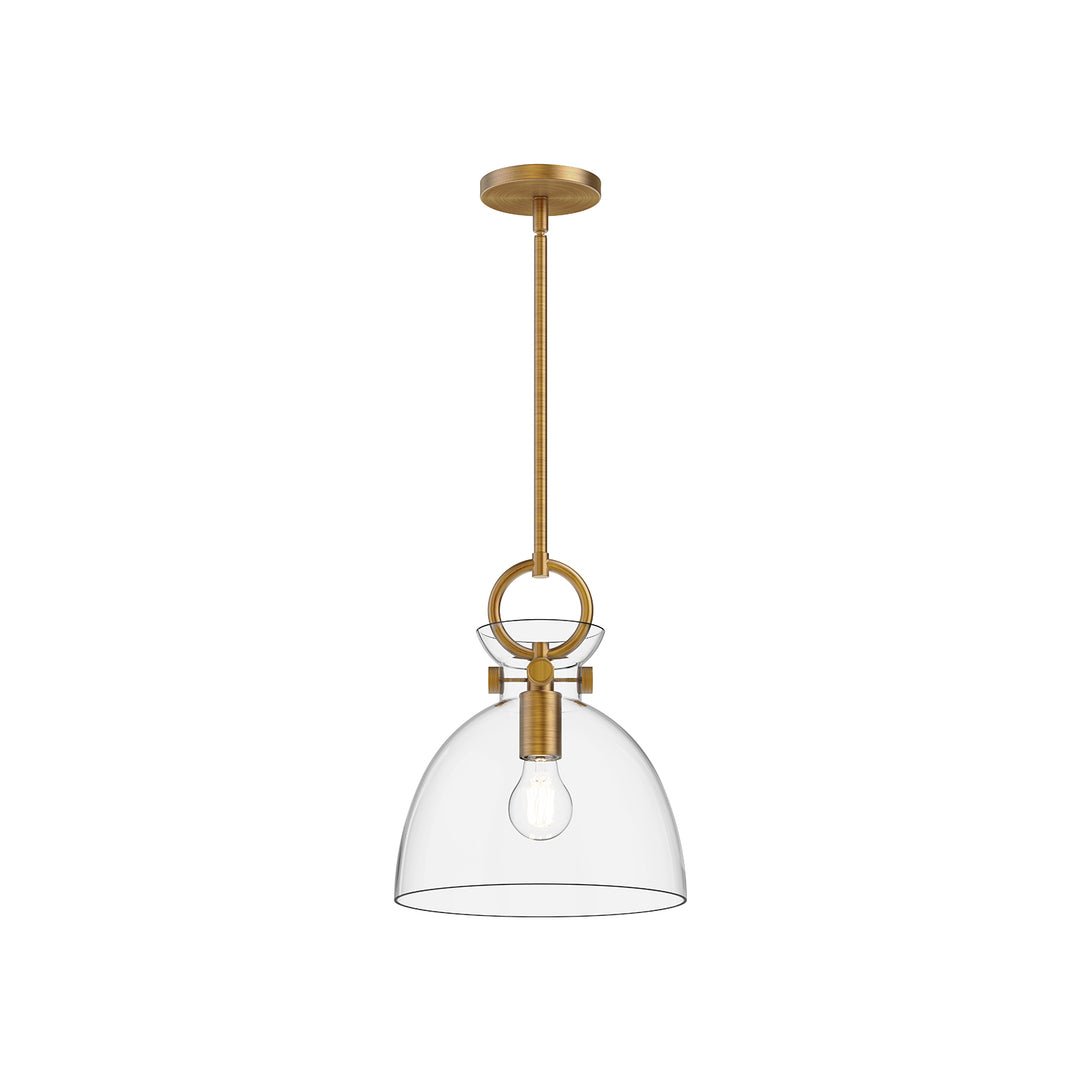 Alora Mood waldo PD411811AGCL Pendant Light - Aged Gold/Clear Glass