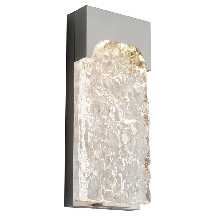 Oxygen 3-725-24 Nitro LED Outdoor Wall Sconce Light Satin Nickel