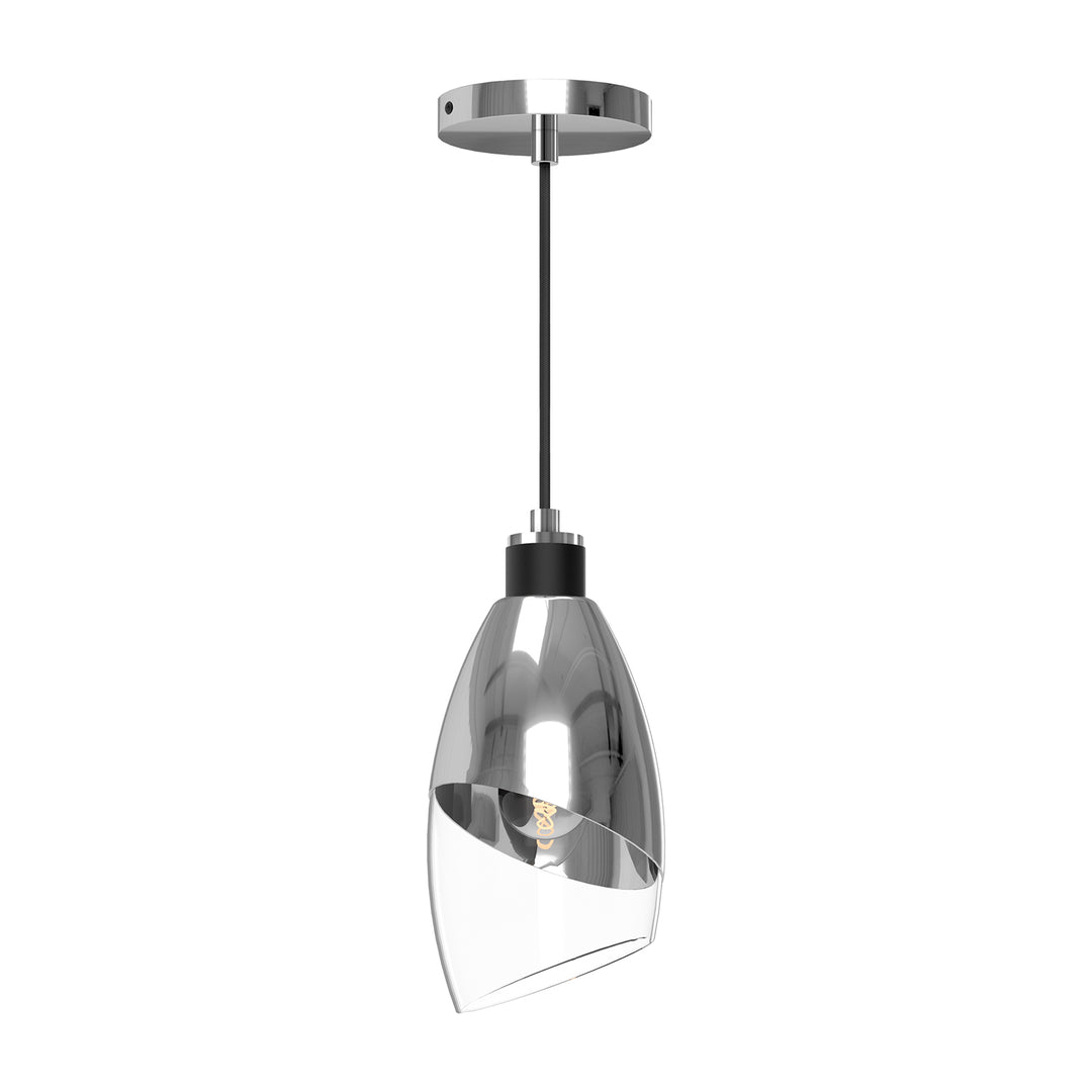 Alora Mood capri PD587105CHCL Pendant Light - Chrome/Clear Glass