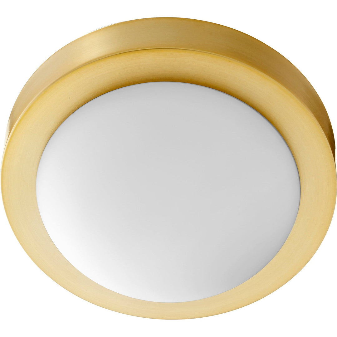 Quorum 3505 Contempo Ceiling Mounts 3505-9-80 Ceiling Light - Aged Brass