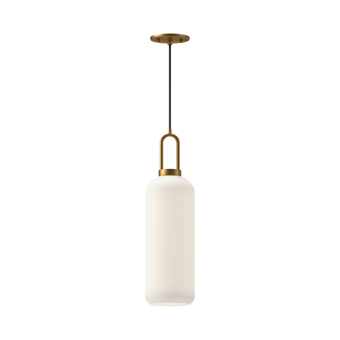 Alora Mood soji PD401606AGOP Pendant Light - Aged Gold/Opal Matte Glass