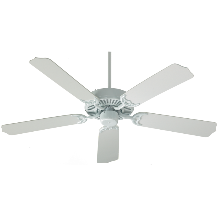 Quorum Capri I 77525-6 Ceiling Fan 52 in. - White