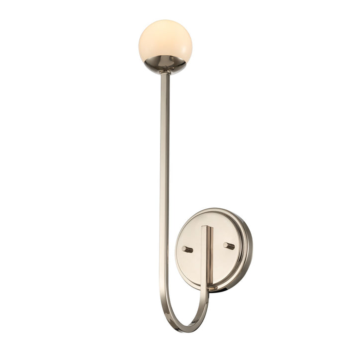 Kalco Bistro 512821PN Wall Sconce Light - Polished Nickel