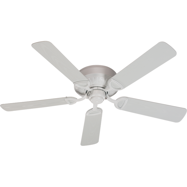 Quorum Medallion Patio 151525-8 Ceiling Fan - Studio White, White