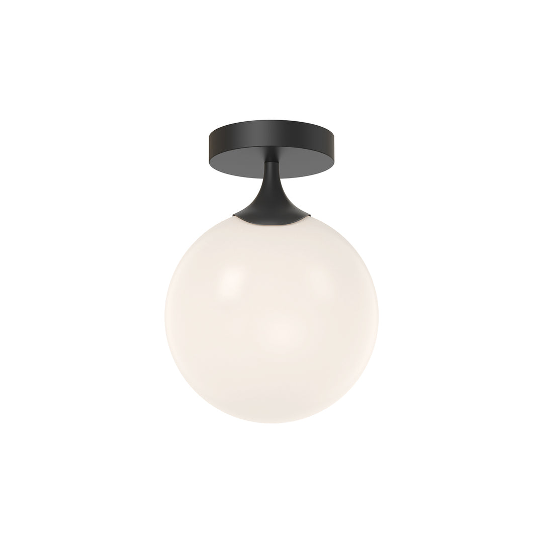 Alora Mood nouveau FM505108MBOP Ceiling Light - Matte Black/Opal Matte Glass