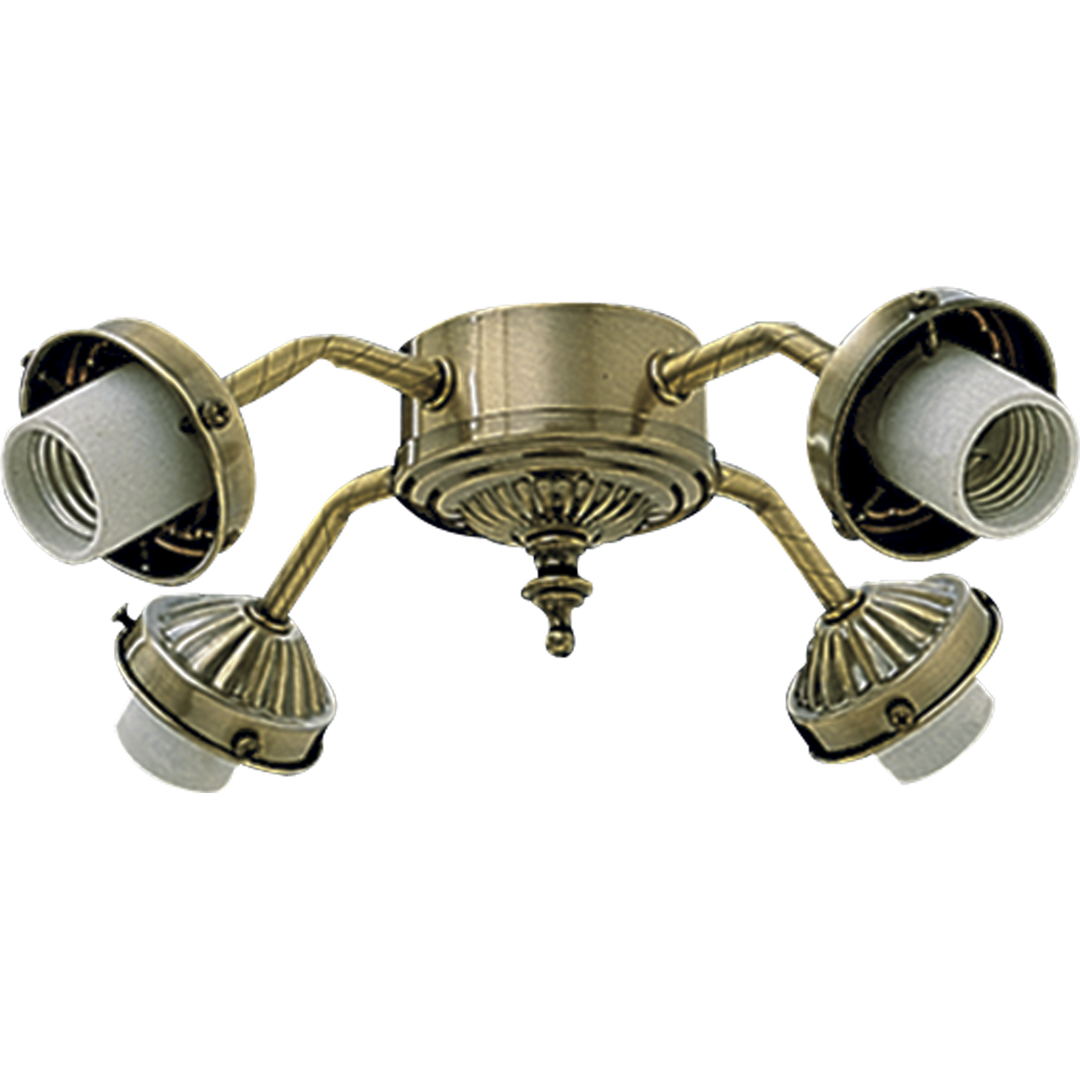 Quorum 2444-804 Fan Light Kit - Antique Brass
