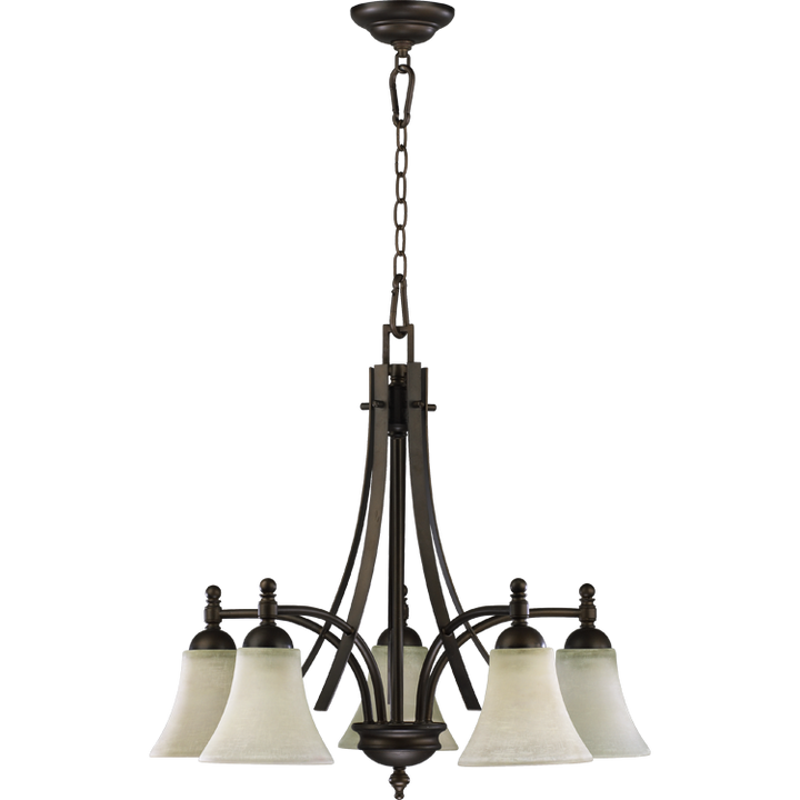 Quorum Aspen 6477-5-86 Chandelier Light - Oiled Bronze