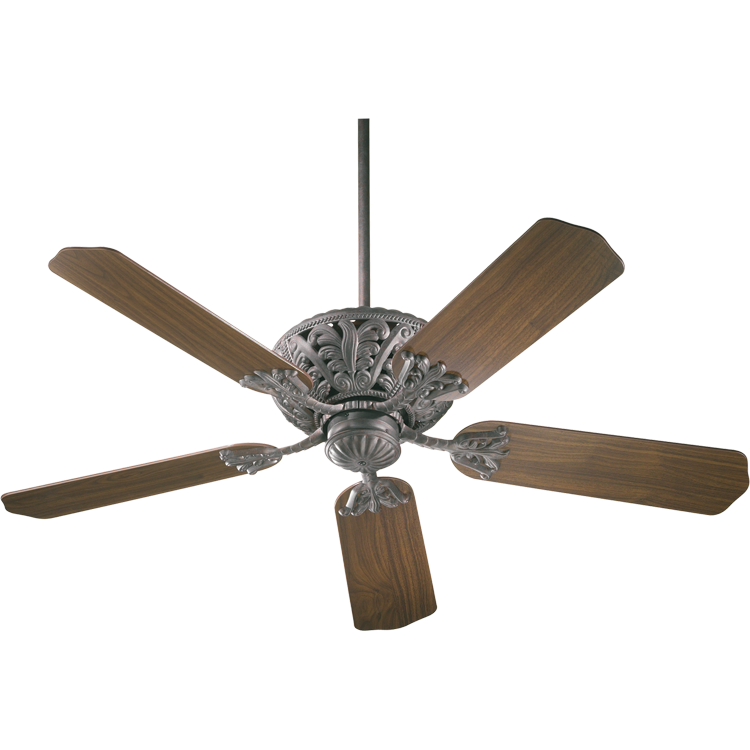 Quorum Windsor 85525-44 Ceiling Fan 52 in. - Toasted Sienna, Rosewood/Walnut