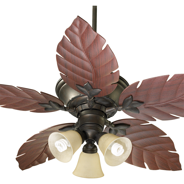 Quorum Monaco 135525-44 Ceiling Fan - Toasted Sienna, Rosewood