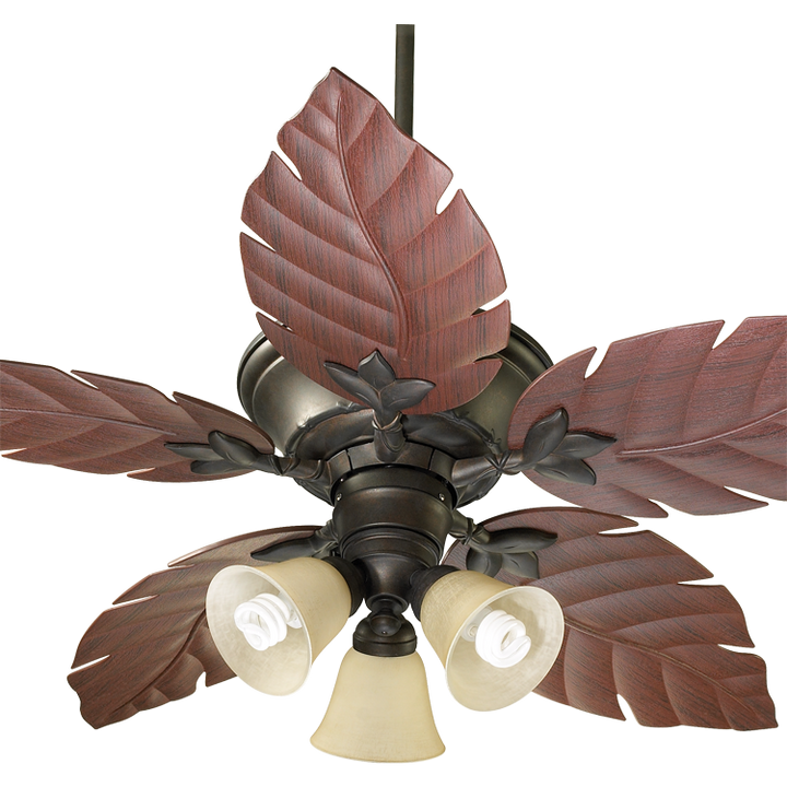 Quorum Monaco 135525-44 Ceiling Fan - Toasted Sienna, Rosewood