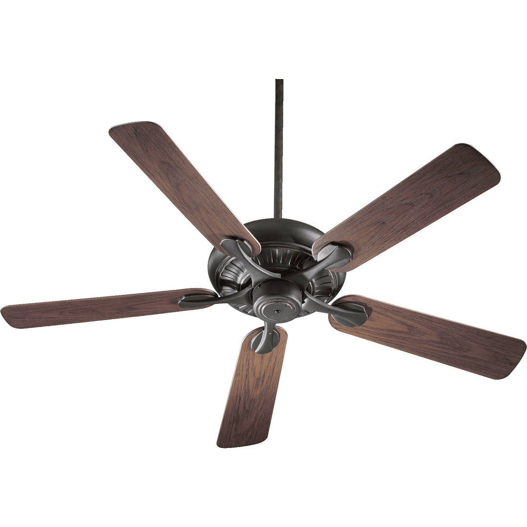 Quorum Pinnacle Patio 191525-95 Ceiling Fan - Old World, Walnut