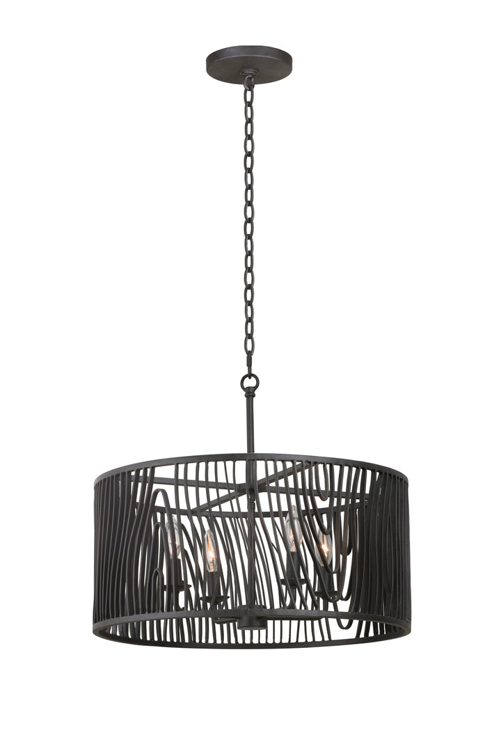 Kalco Morre 507541BI Ceiling Light - Black Iron