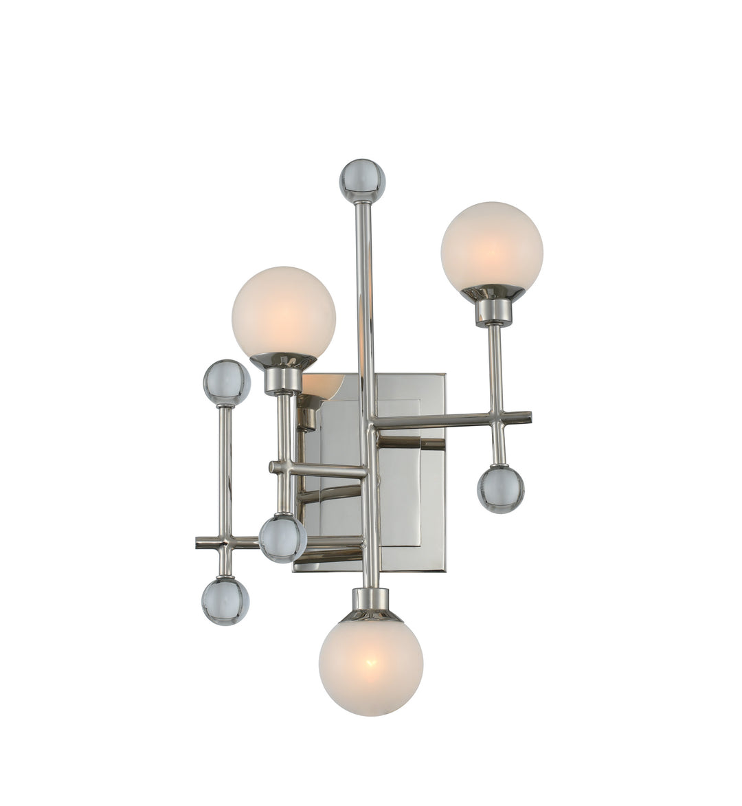 Kalco Mercer 508620PN Wall Sconce Light - Polished Nickel