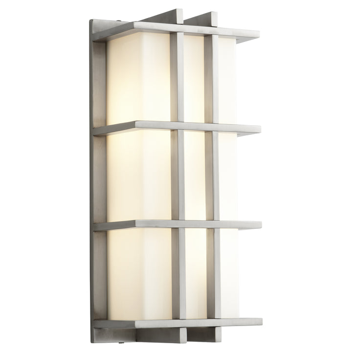 Oxygen 3-710-224-EM Telshor LED Outdoor Wall Sconce Light Satin Nickel