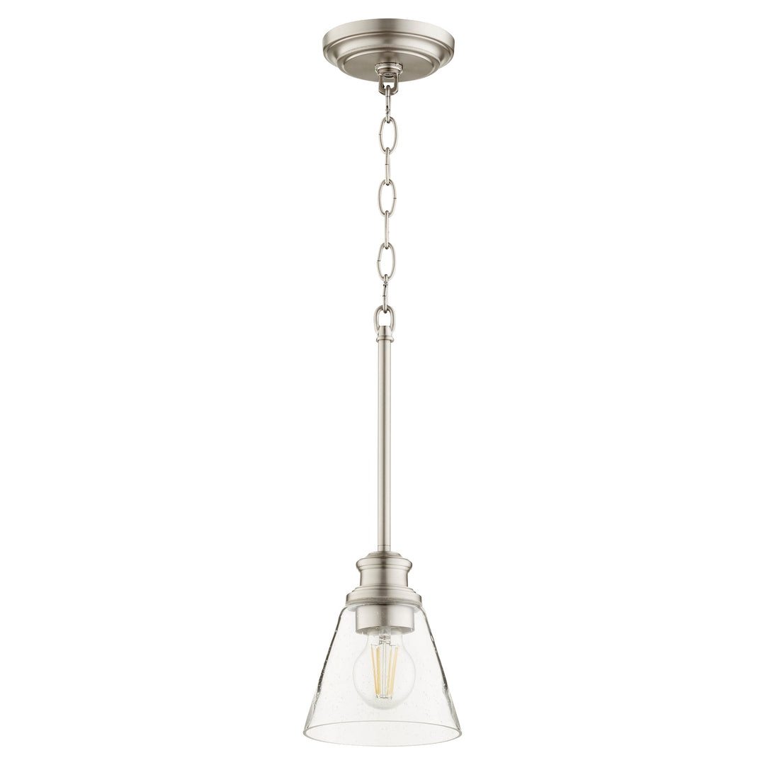 Quorum Dunbar 309-65 Pendant Light - Satin Nickel