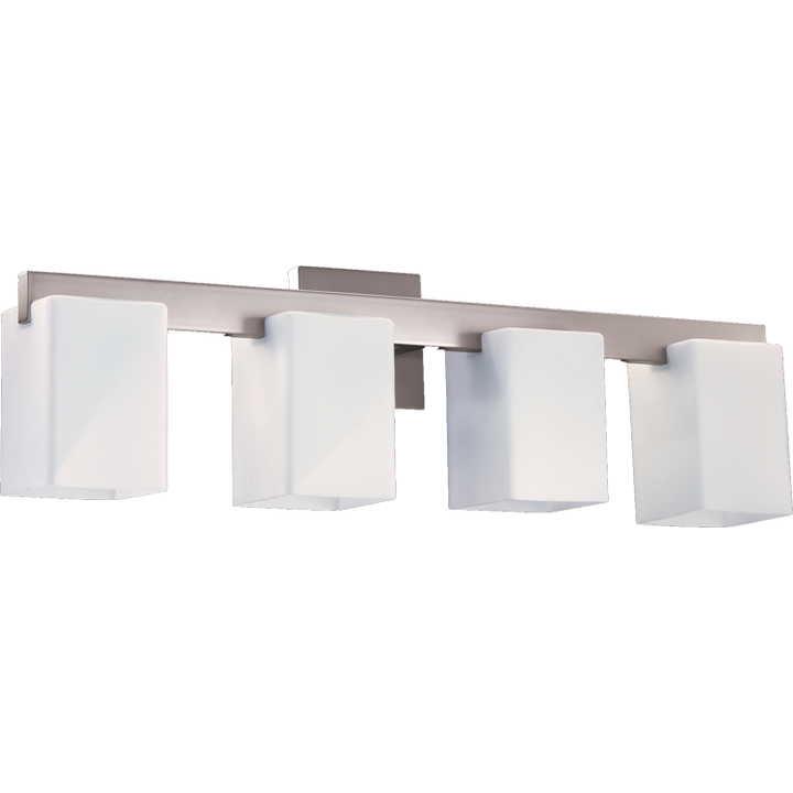 Quorum Modus 5076-4-65 Bath Vanity Light 28 in. wide - Satin Nickel