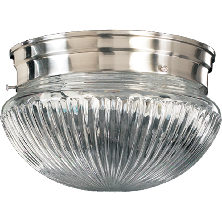 Quorum 3012 Ribbed Mushrooms 3012-8-65 Ceiling Light - Satin Nickel