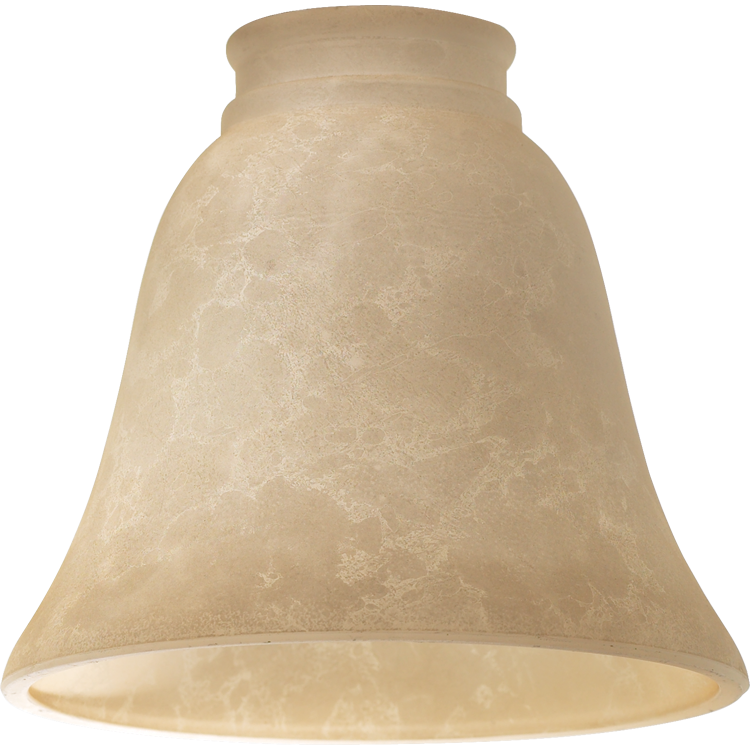 Quorum 2812E Lamp Shade - Cream Mottled Scavo